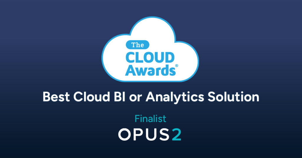 Opus 2 Cloud Awards Finalist