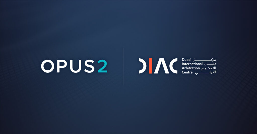 Opus 2 and DIAC partnership announcement