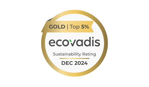 EcoVadis Gold badge