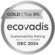 EcoVadis Gold badge 