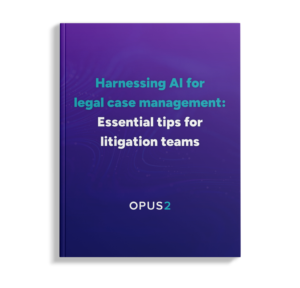 Harnessing AI for legal Case Management ebook